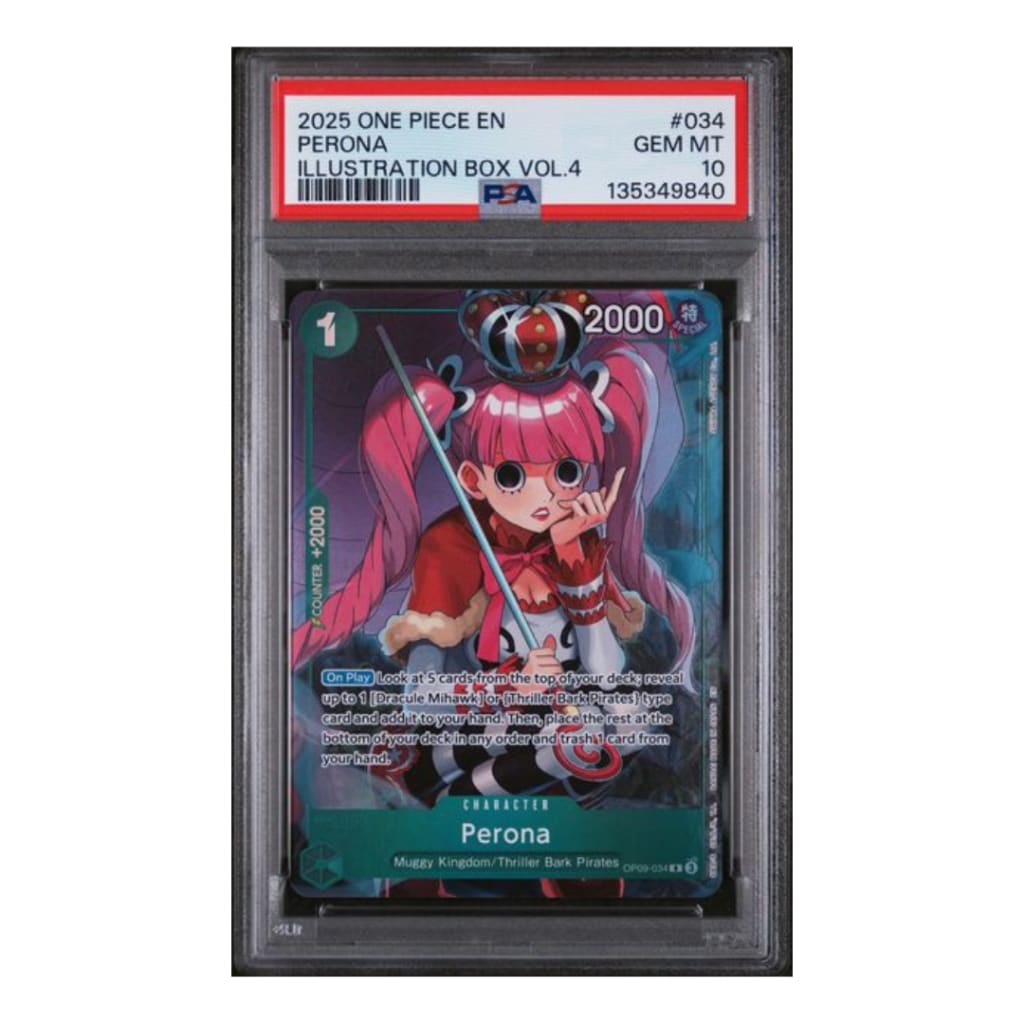 2025 ONE PIECE PROMOS #034 PERONA ILLUSTRATION BOX VOL.4